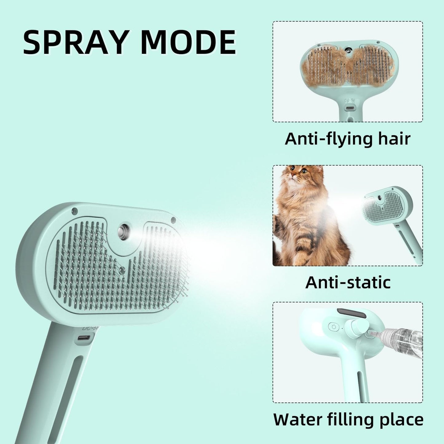 🔥Last Day Promotion 49% OFF-Pet Spray Hair Removal Comb