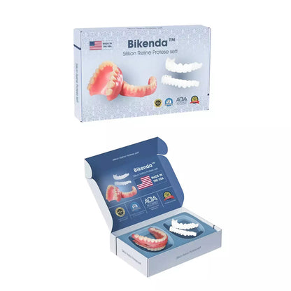 BikendaTM Premium Custom SillSil Denture Set