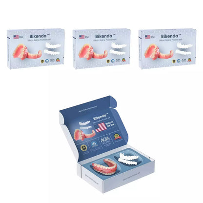 BikendaTM Premium Custom SillSil Denture Set