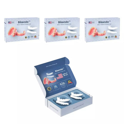 BikendaTM Premium Custom SillSil Denture Set