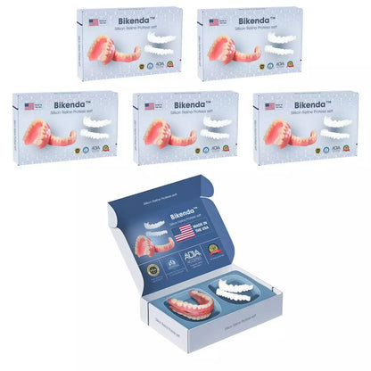 BikendaTM Premium Custom SillSil Denture Set