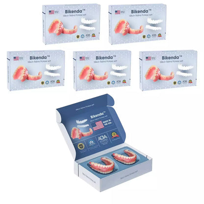 BikendaTM Premium Custom SillSil Denture Set