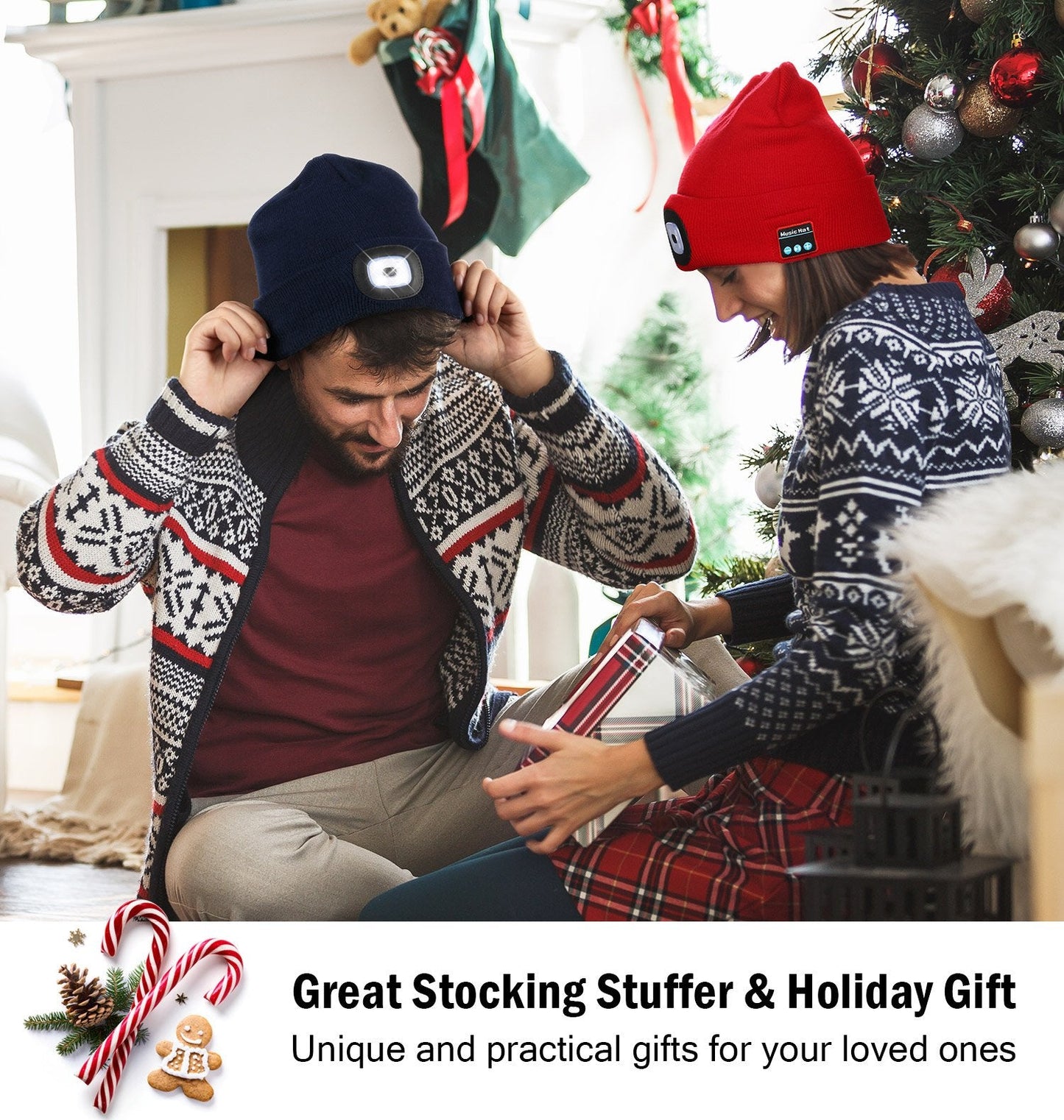 🎄EARLY CHRISTMAS SALE 49% OFF🎅3-in-1 Function Bluetooth Beanie