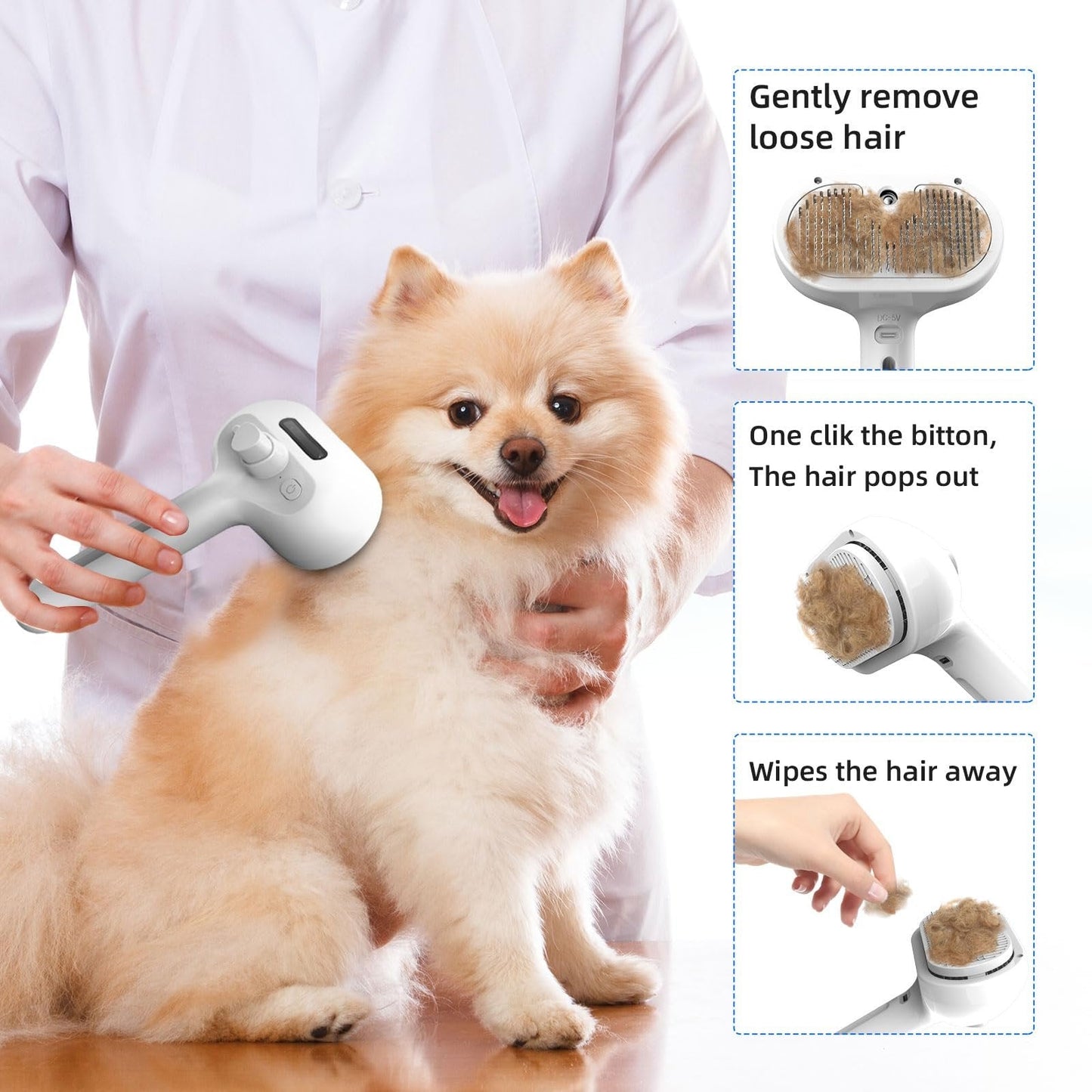 🔥Last Day Promotion 49% OFF-Pet Spray Hair Removal Comb