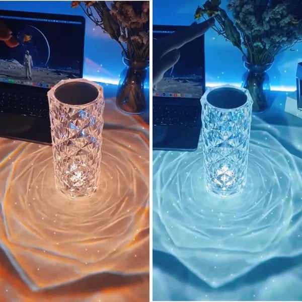 🔥Last Day 70% OFF 🎁Touching Control Rose Crystal Lamp