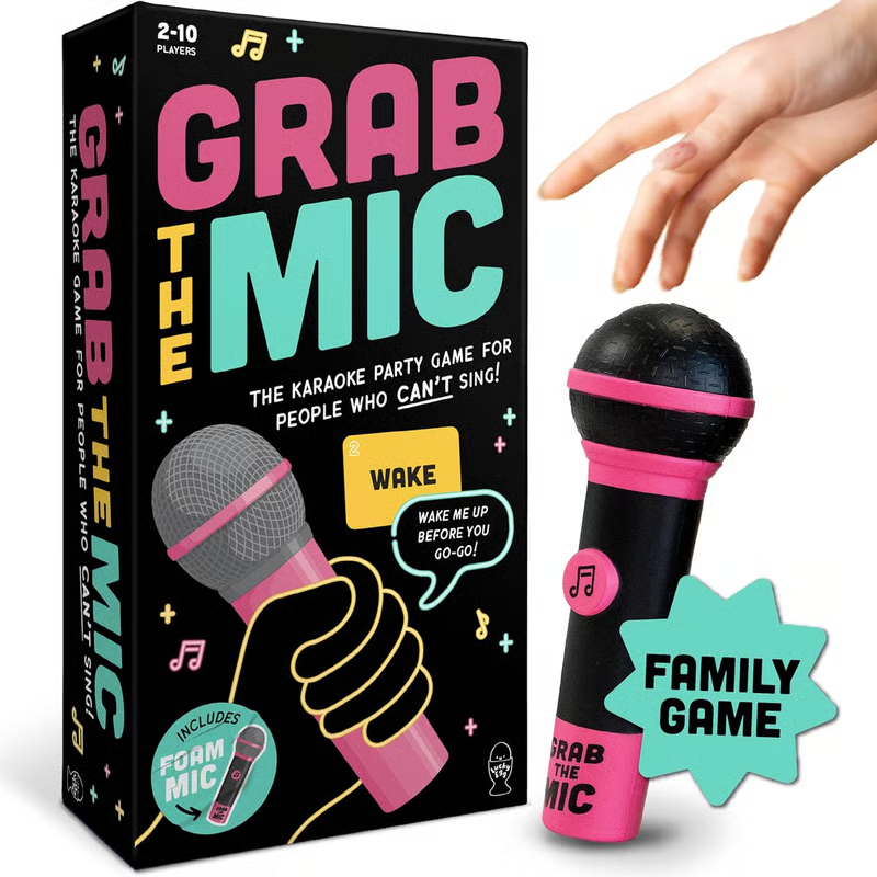 🔥Last Day SALE 49% OFF - Grab The Mic ✨The Party Game For People Who Can't Sing!