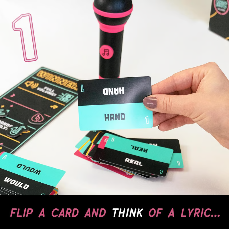 🔥Last Day SALE 49% OFF - Grab The Mic ✨The Party Game For People Who Can't Sing!