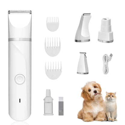 UsefulThings4you™ 4 in 1 Pet Hair Shaverfor Grooming