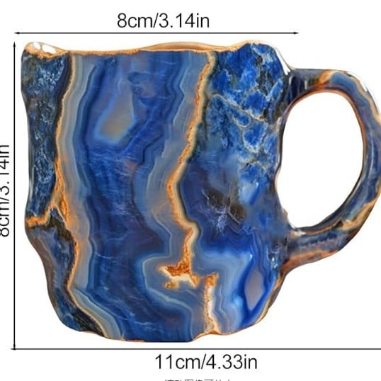 🎁 Last day 49% OFF 🥃2024 New Mineral Crystal Coffee Mugs