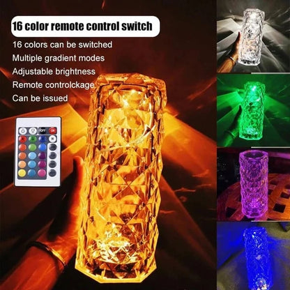 🔥Last Day 70% OFF 🎁Touching Control Rose Crystal Lamp