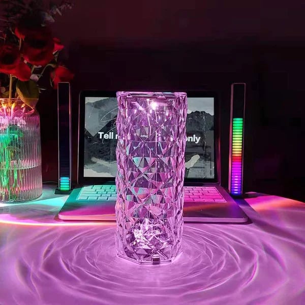 🔥Last Day 70% OFF 🎁Touching Control Rose Crystal Lamp