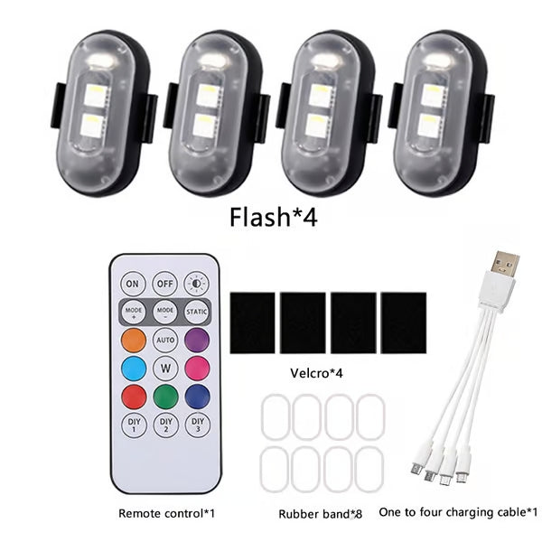 🔥Last Day 45% OFF 8 Colors Wireless Led Lights with Remote